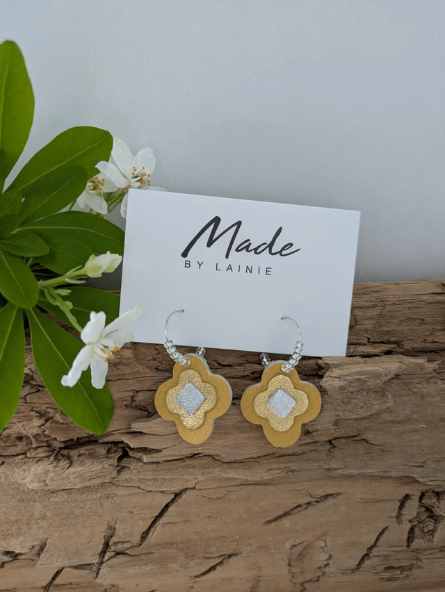 Flower Hoop Earrings (1)