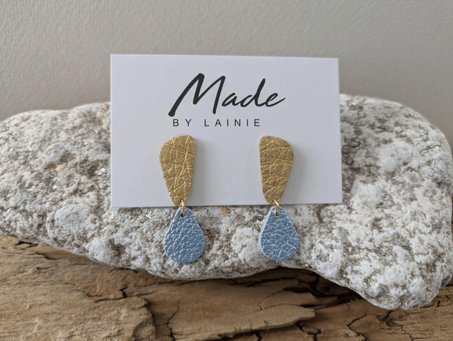 Golden Ember Drop Earrings