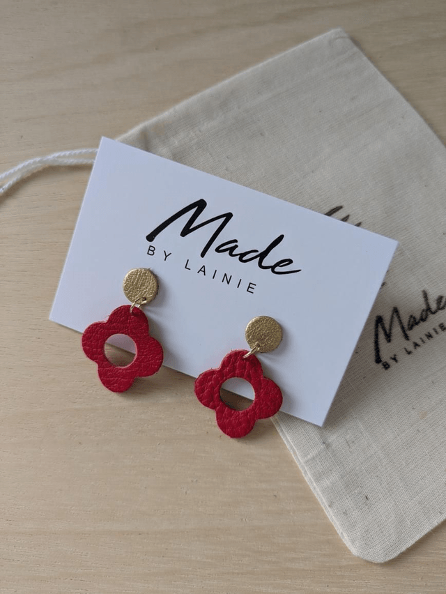 Retro Flower Drop Earrings (1)