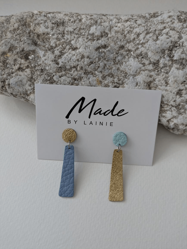 Mismatched Colour Keys Drop Earrings