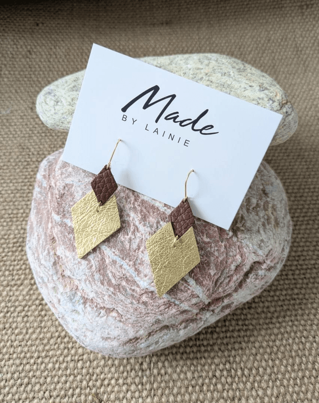 Argyle Drop Earrings