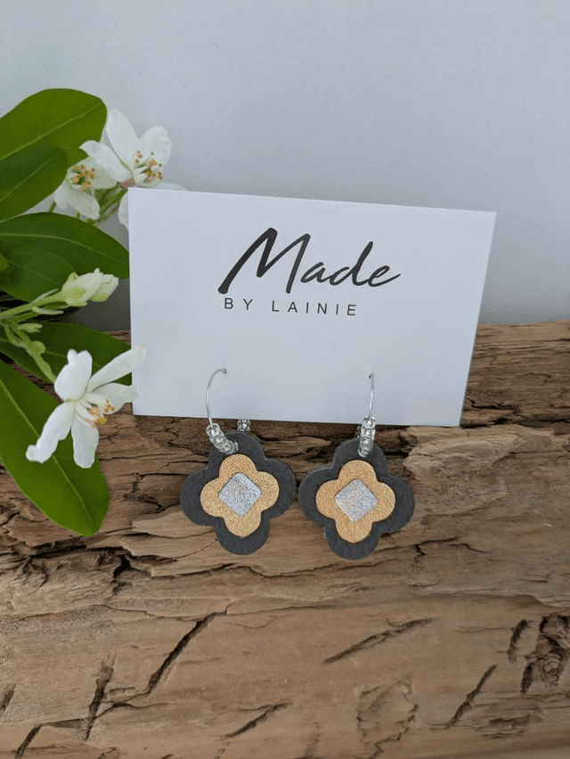 Flower Hoop Earrings (1)