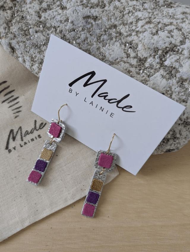 Mosaic Drop Earrings