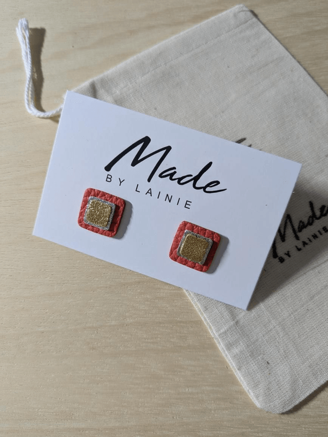 Mosaic Stud Earrings (1)