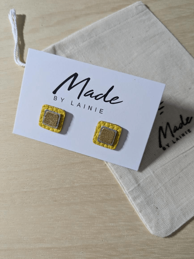 Mosaic Stud Earrings (1)