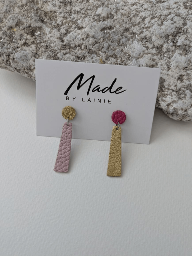 Mismatched Colour Keys Drop Earrings
