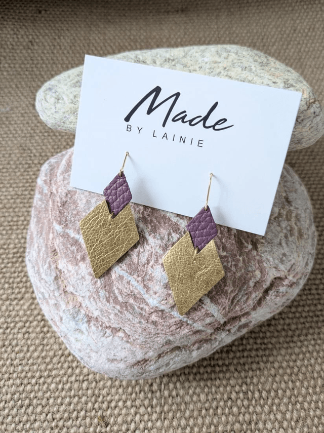 Argyle Drop Earrings