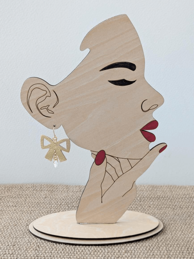 Bow Drop Earrings (2)