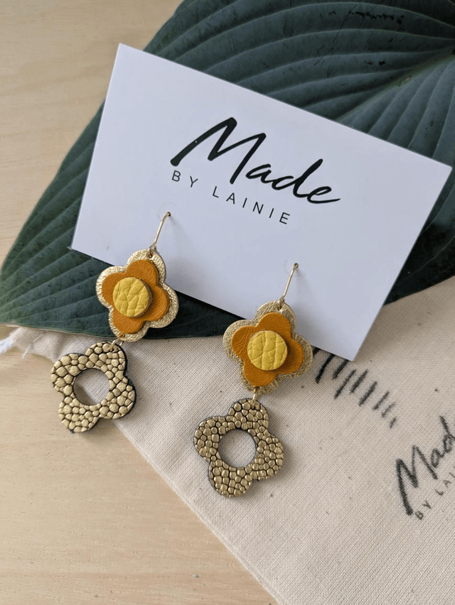  Flower Drop Earrings