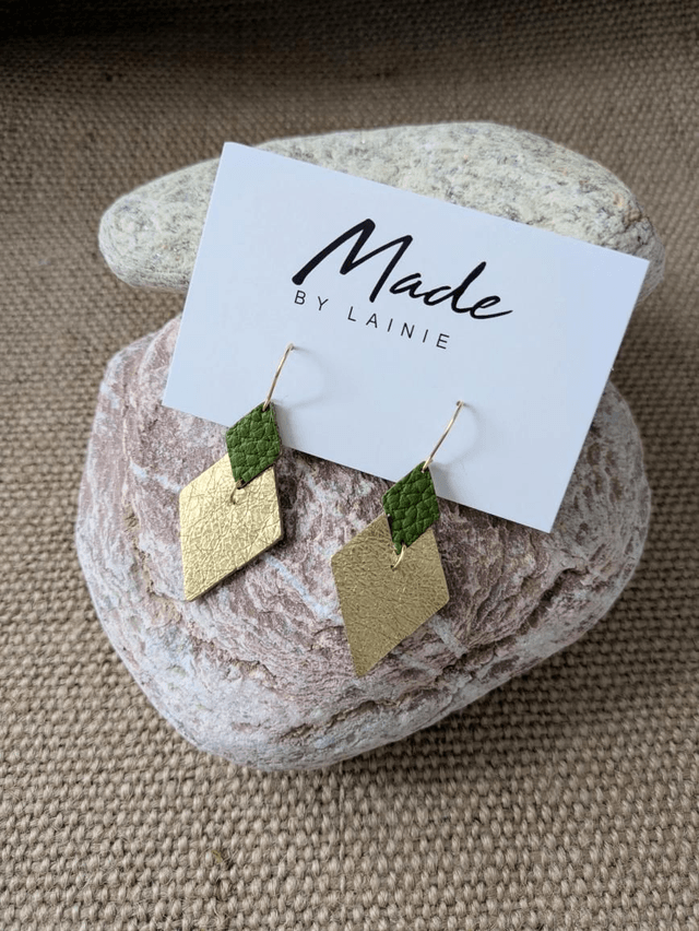Argyle Drop Earrings