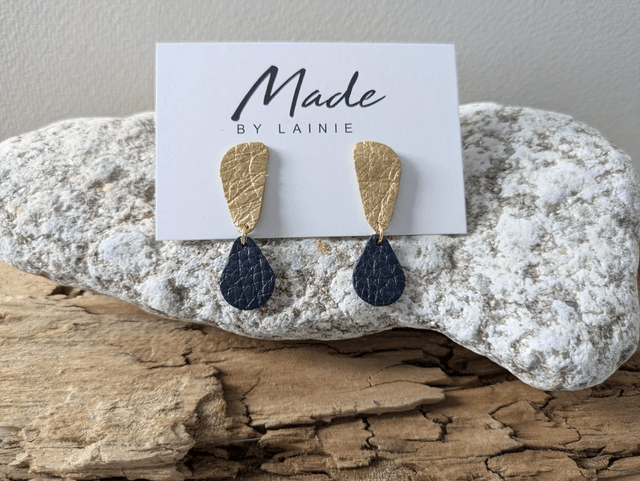 Golden Ember Drop Earrings