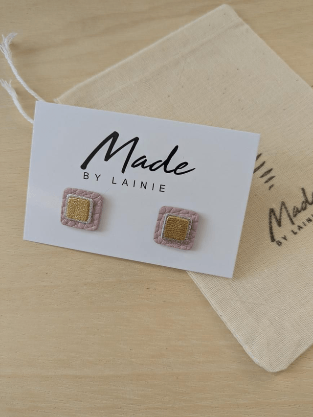 Mosaic Stud Earrings (3)