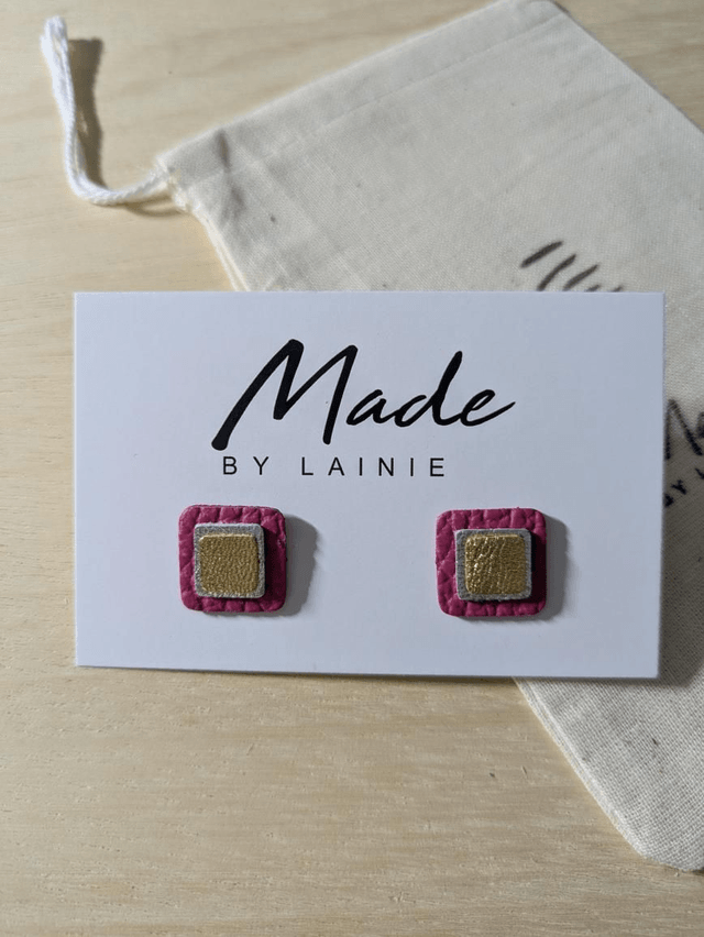 Mosaic Stud Earrings (1)