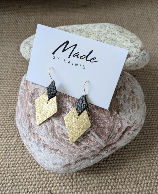 Argyle Drop Earrings