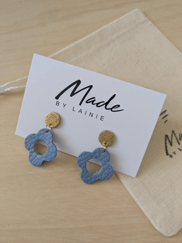 Retro Flower Drop Earrings (2)