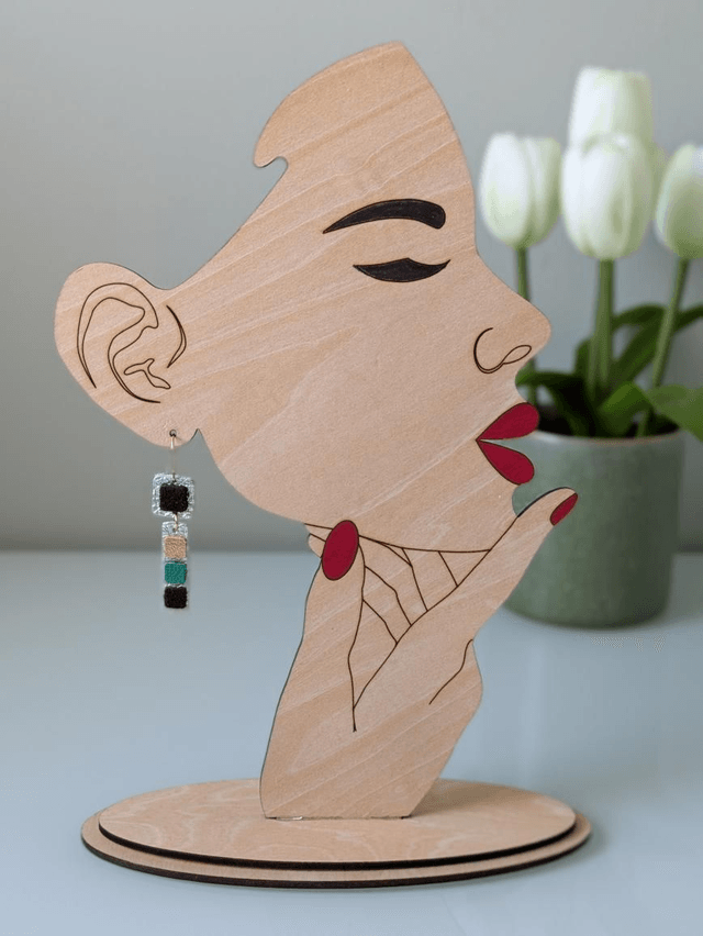 Mosaic Drop Earrings