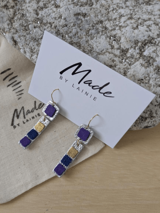 Mosaic Drop Earrings