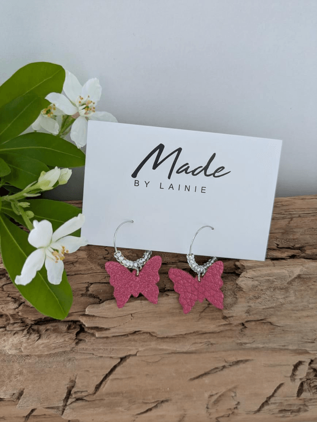 Butterfly Hoop Earrings (1)