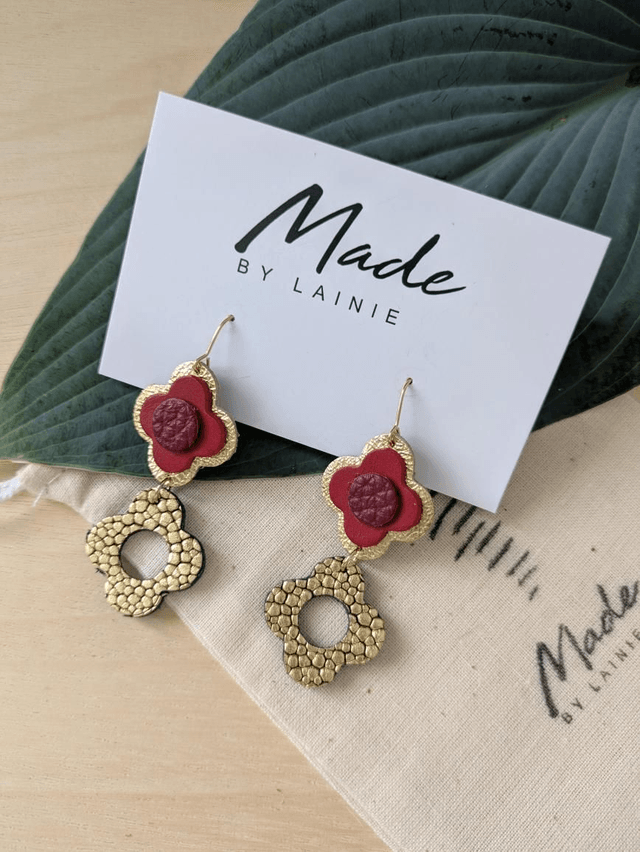  Flower Drop Earrings