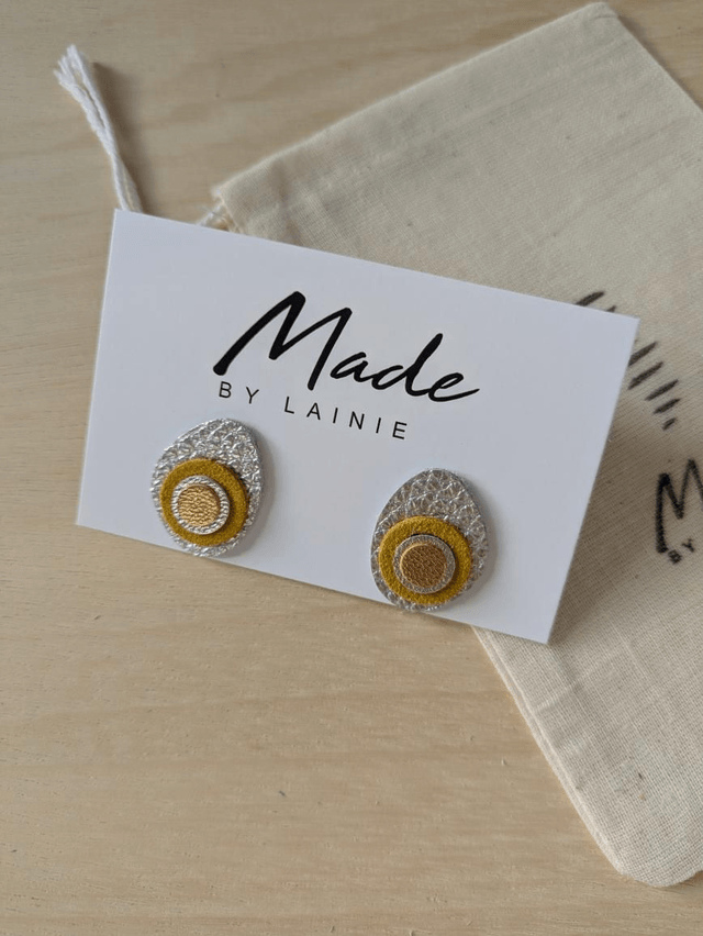 Pebble Stud Earrings