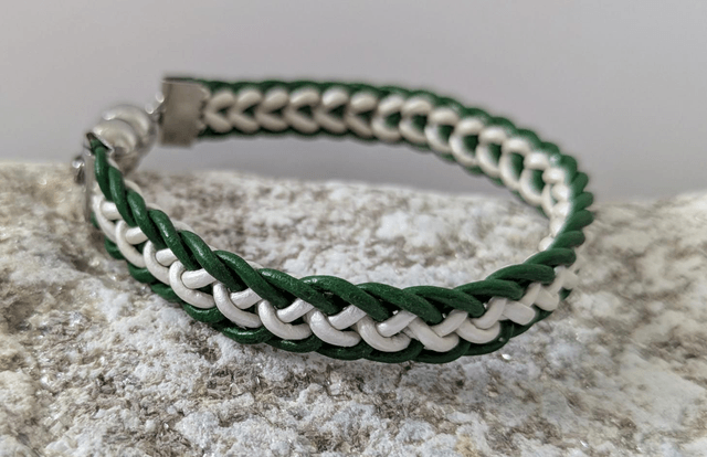 Slim Flat Braid Kumihimo Bracelet (2)