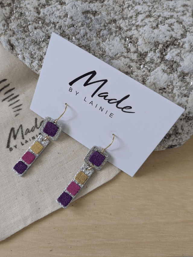 Mosaic Drop Earrings