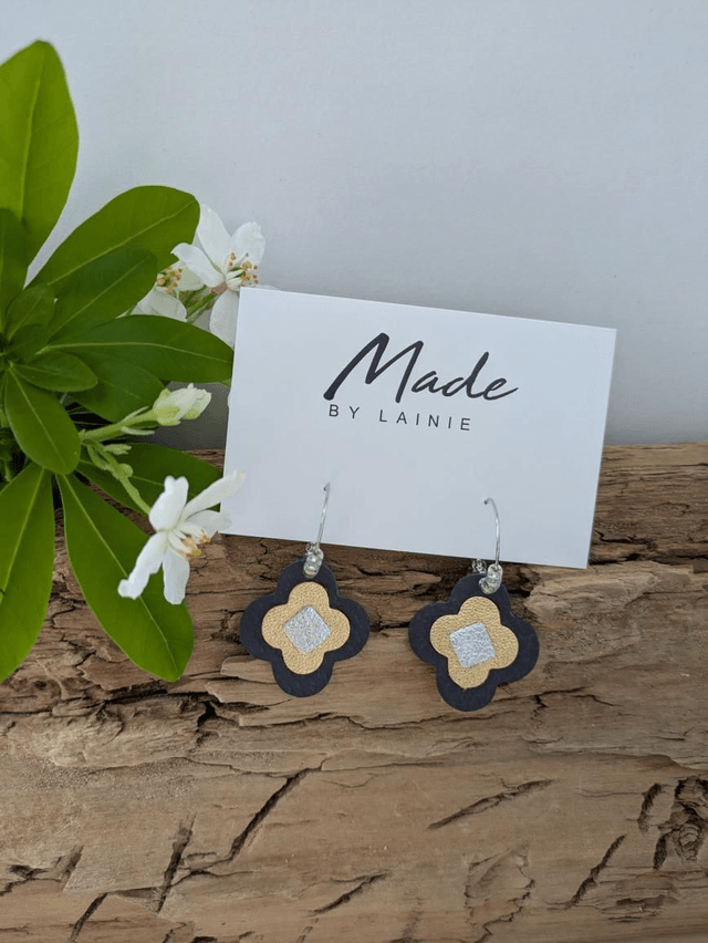 Flower Hoop Earrings (2)