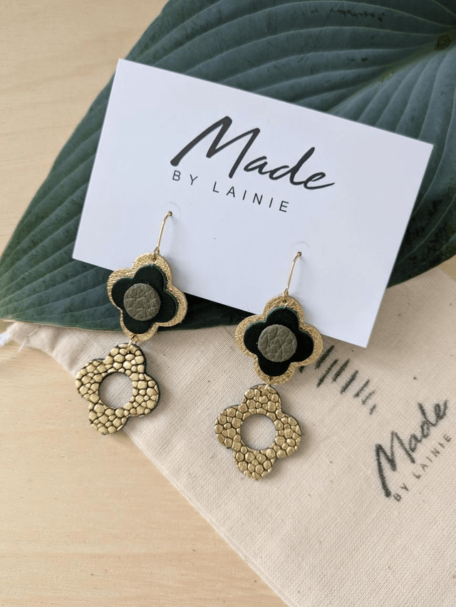  Flower Drop Earrings