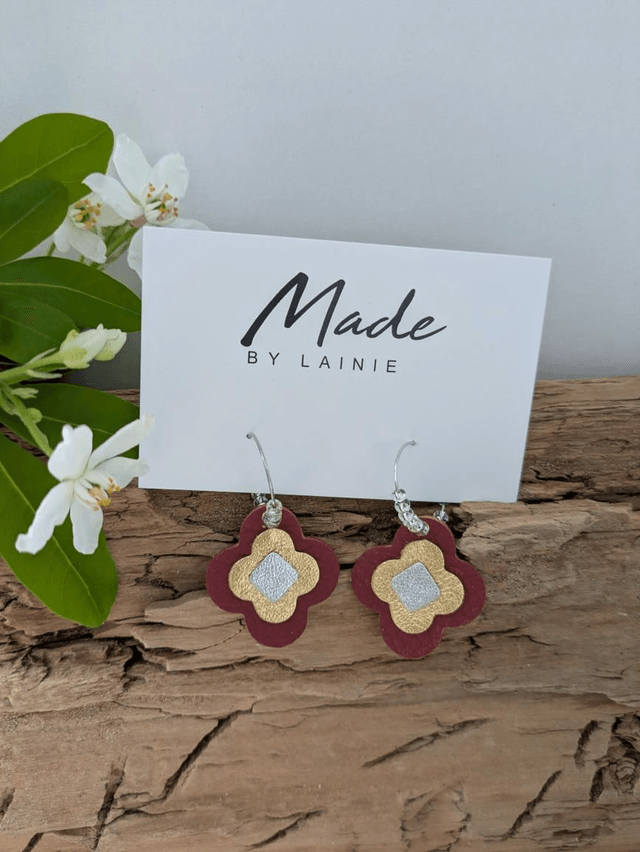 Flower Hoop Earrings (1)