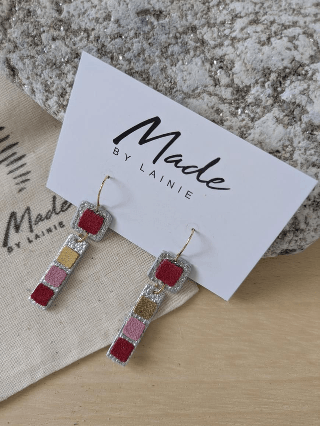 Mosaic Drop Earrings