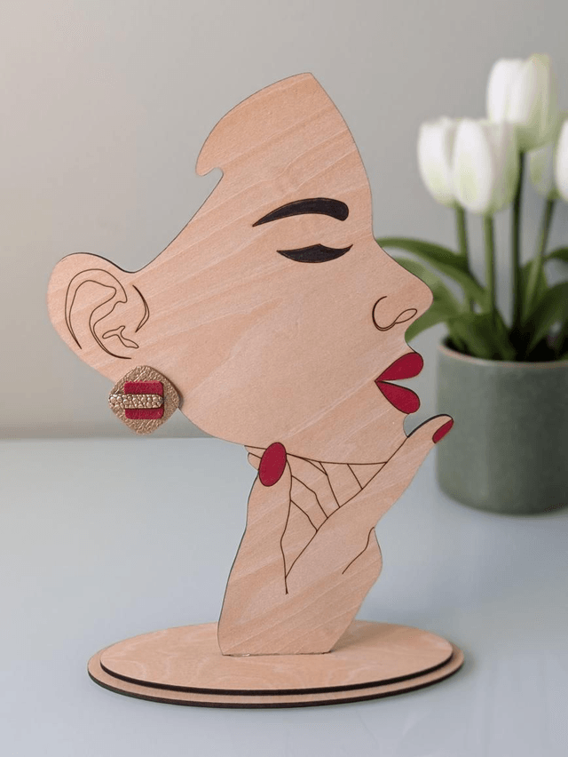 Gabriella Stud Earrings (Suede)