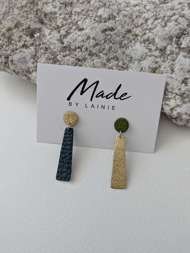 Mismatched Colour Keys Drop Earrings