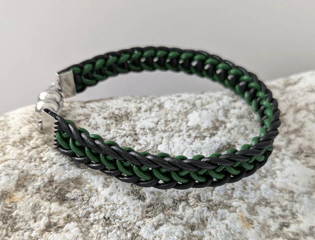 Slim Flat Braid Kumihimo Bracelet (3)