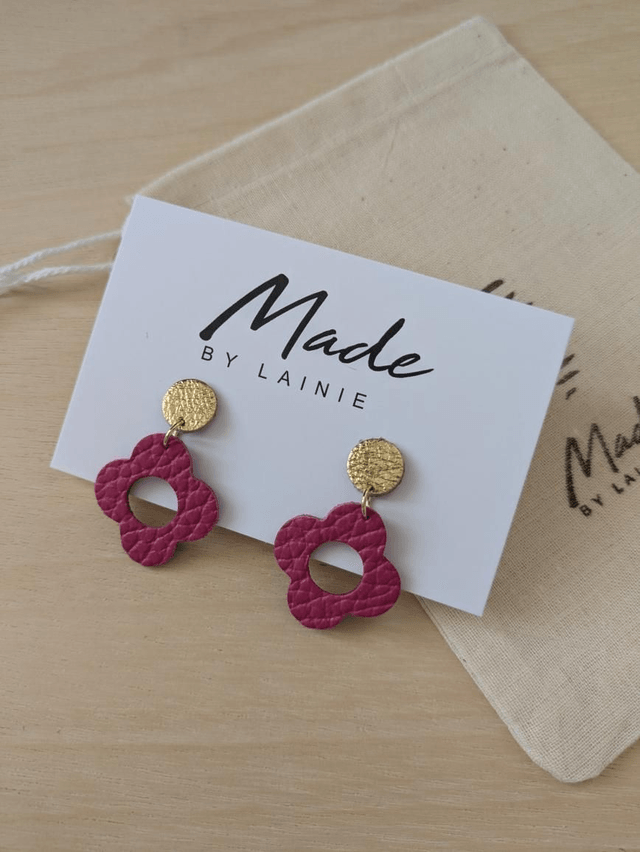 Retro Flower Drop Earrings (2)