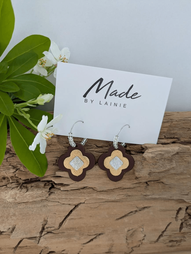 Flower Hoop Earrings (1)
