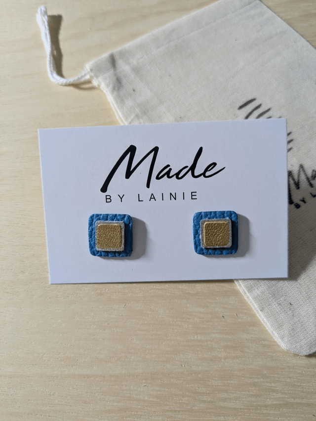 Mosaic Stud Earrings (1)