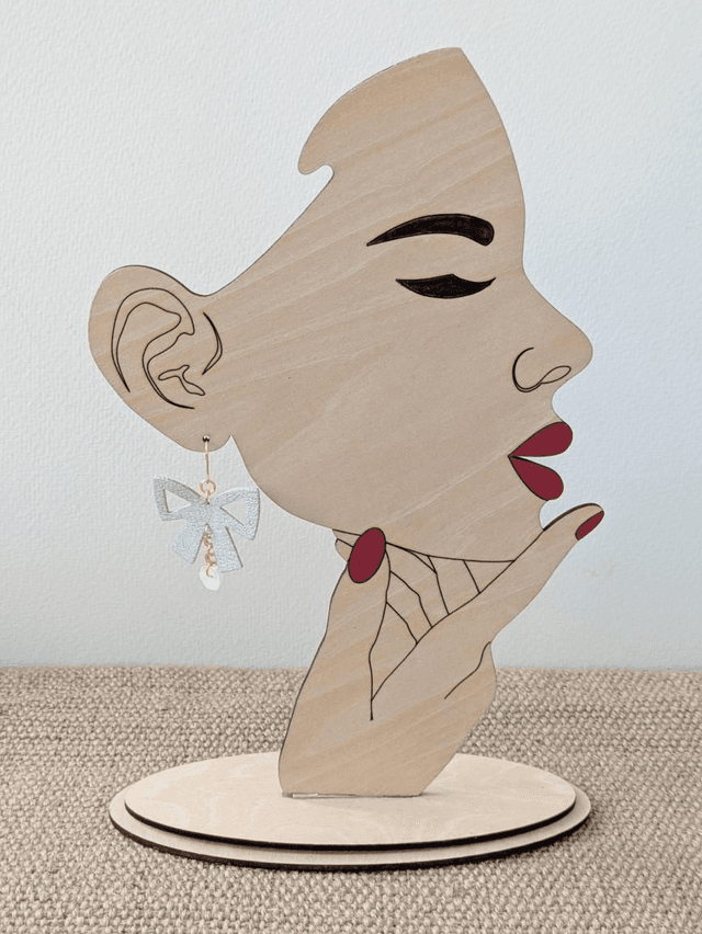 Bow Drop Earrings (2)