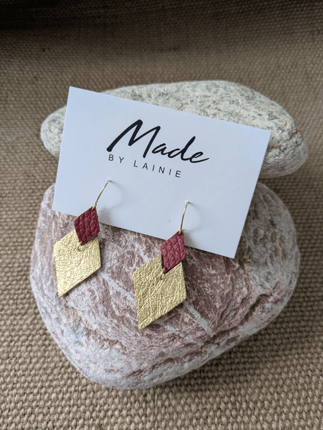 Argyle Drop Earrings