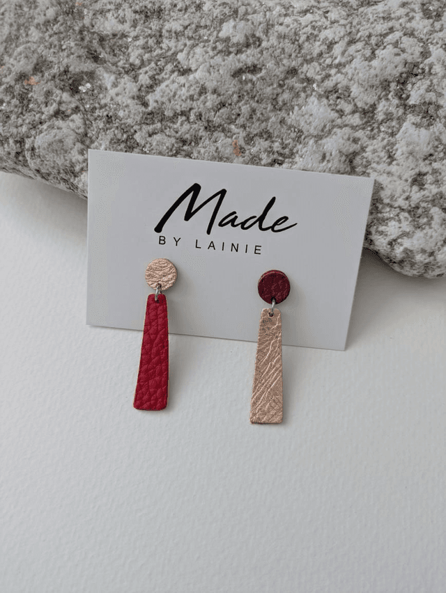 Mismatched Colour Keys Drop Earrings