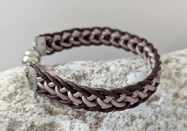 Slim Flat Braid Kumihimo Bracelet (3)
