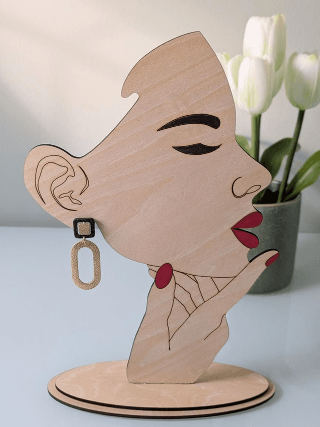Oval Loop Drop Earrings