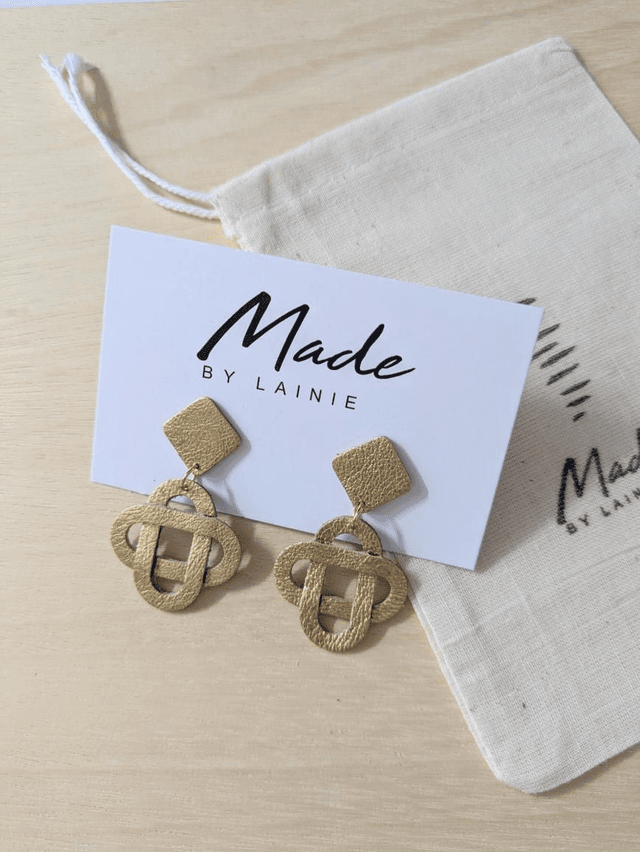 Celtic Knot Drop Earrings