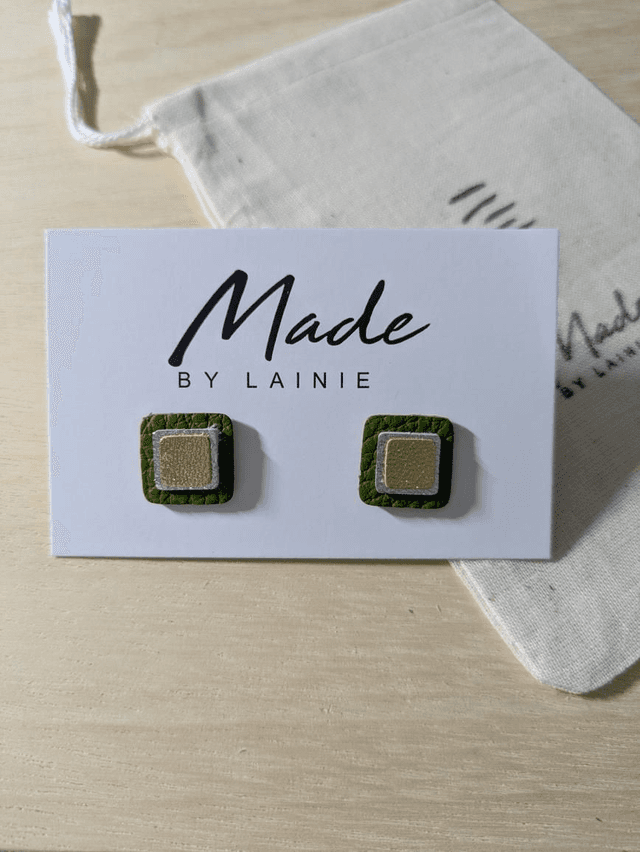 Mosaic Stud Earrings (1)