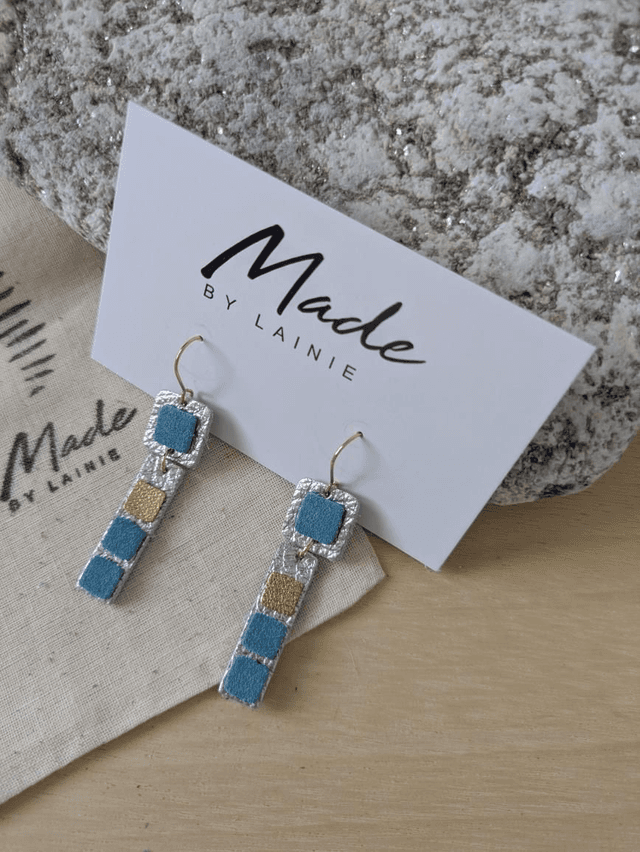 Mosaic Drop Earrings