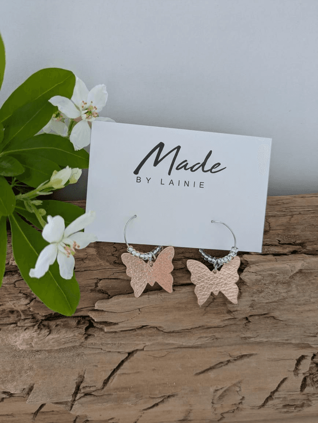 Butterfly Hoop Earrings (1)