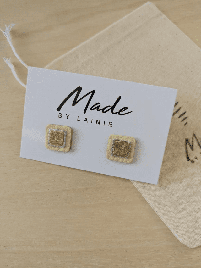 Mosaic Stud Earrings (3)
